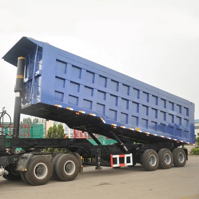 Anpassungsfähiger Stahl 35 40 M3 Steintransport-Tipper-Anhänger Hinterneck-Neckanhänger