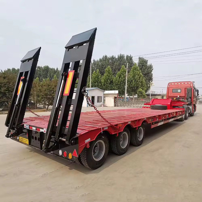 1820mm Laufband 12 Reifennummer Schwergewicht Gänsehals Niedriglader Niedrigbett Lowboy Lkw Anhänger