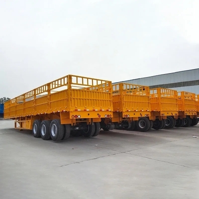 Selbstdumpfende 3-Achsen-Leichtlast-Ladentransporter mit Seitenzaun
