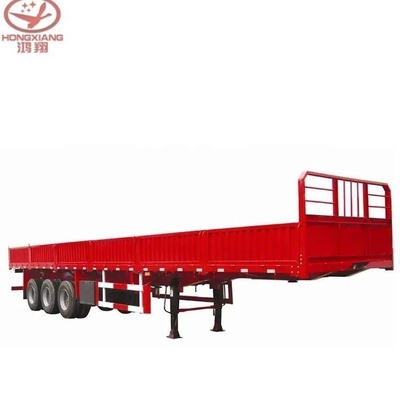 50 Tonnen 60 80t Vorhang Seitenwand Semi-Lkw Rinder Viehzaun Laderauflieger 3 4 Achsen 40FT