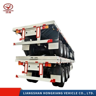 Mittelschwerlast-Low 40ft 3 Achs Skelett/Skelett Semi-Anhänger für einen reibungslosen Transport