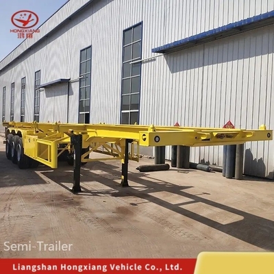 3 Achsen 40ft Container Skeleton Chassis Halbanhänger zum einfachen Be- und Entladen