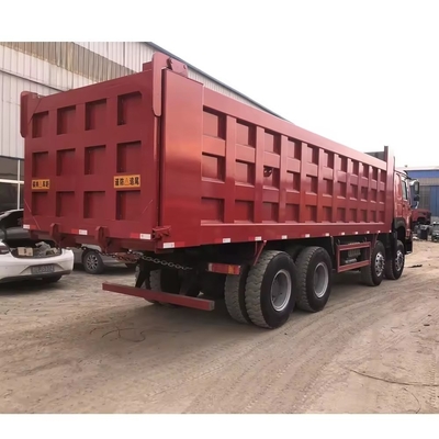 HOWO 8X4 375 Tipper 500 PS Tipperverwendeter Müllwagen mit Luftfederung Fahrer