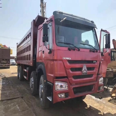 Sinotruck 6*4 371 PS weißer Gebraucht-Dump Truck mit Fahrer-Sitz-Luftfederung