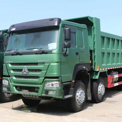 10.2tons Gebraucht HOWO 371HP Dump Truck Rechtslenker 8X2 Tipper Truck für den Bergbau 30 Tonnen