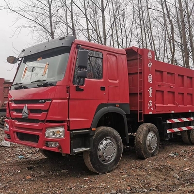10.2tons Gebraucht HOWO 371HP Dump Truck Rechtslenker 8X2 Tipper Truck für den Bergbau 30 Tonnen