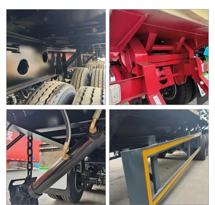 2/3/4 Achse Custom Dump Truck Anhänger 40-100 Tonnen für und 1 Jahr Nachverkaufsservice