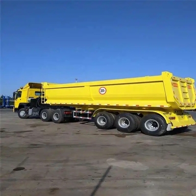Custom 3-Achs Dump Truck Anhänger mit und 40-150 Tonnen Kapazität nach den Kundenbedürfnissen