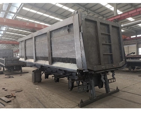 Custom 3-Achs Dump Truck Anhänger mit und 40-150 Tonnen Kapazität nach den Kundenbedürfnissen