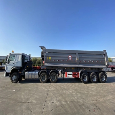 Custom 3-Achs Dump Truck Anhänger mit und 40-150 Tonnen Kapazität nach den Kundenbedürfnissen
