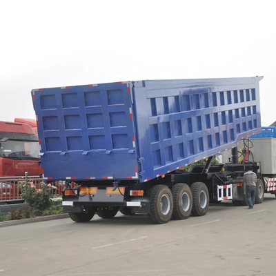 Anpassungsfähiger Stahl 35 40 M3 Steintransport-Tipper-Anhänger Hinterneck-Neckanhänger