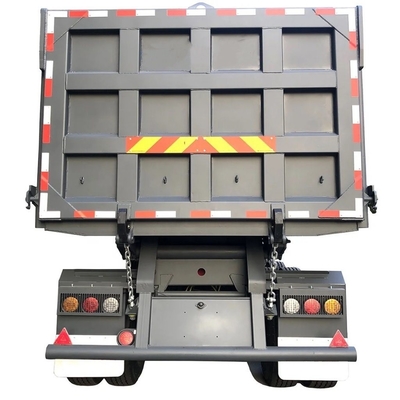 Selbstdumpfende 6-Achsen-Dump-Anhänger-Dump-Lkw-Transport-Sachzuhänger für schwere Lasten