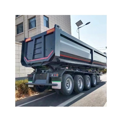 Fahrzeug mit 4 Achsen, U-Form, Anhänger/Tipper Semi-Trailer 45cbm, 80 Tonnen Aggregat