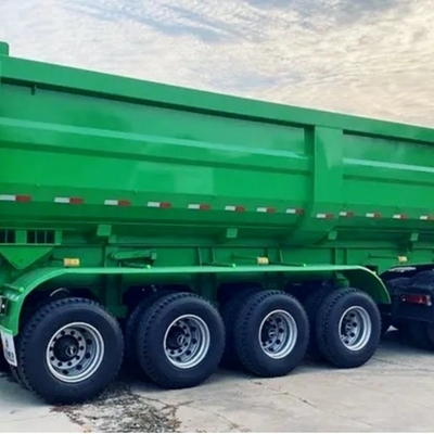 Fahrzeug mit 4 Achsen, U-Form, Anhänger/Tipper Semi-Trailer 45cbm, 80 Tonnen Aggregat