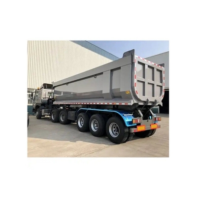 25cbm 32cbm U-förmiger Rücken End-Tipper Dumper Dump Semi-Lkw-Anhänger für schwere Aufgaben