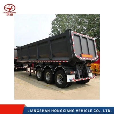 3 Achsen 35 40 Cbm Stahl 60 Tonnen Schwerlastwagen Dump Trailer Tipper Dump Semi-Trailer