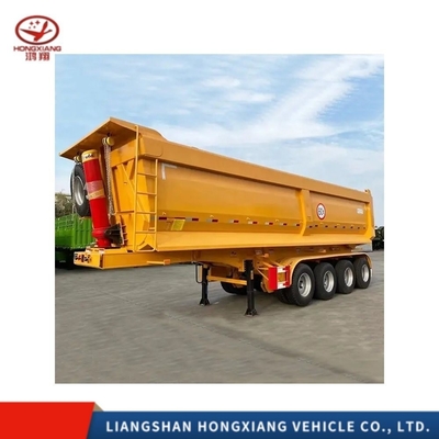 3 Achsen Hinter-Hydraulik-Hebe-Dump-Tipper Semi-Lkw-Anhänger für den Gütertransport