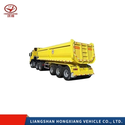3 Achsen Hinter-Hydraulik-Hebe-Dump-Tipper Semi-Lkw-Anhänger für den Gütertransport