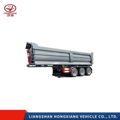 3 Achsen Hinter-Hydraulik-Hebe-Dump-Tipper Semi-Lkw-Anhänger für den Gütertransport