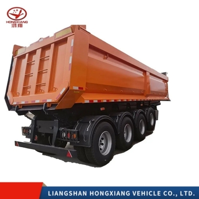 Leichtbaufahrzeug mit 3 Achsen, 40 ft Container-Truck, Kipper, Semi-Dump-Anhänger mit Stahlqualität