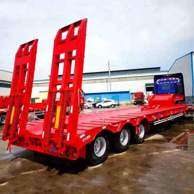 40 Tonnen 3/4/5 Achsen Lkw Niedrigbett Semi-Anhänger mit und ABS Anti-Block Bremssystem