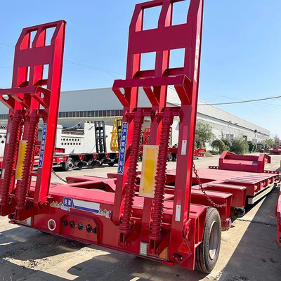 40 Tonnen 3/4/5 Achsen Lkw Niedrigbett Semi-Anhänger mit und ABS Anti-Block Bremssystem
