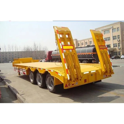 Garantie 40ft Skeleton Low Flatbed Semi-Trailer mit ABS Anti-Block Bremssystem