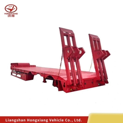 80 Tonnen 100 Tonnen 120 Tonnen hydraulischer, abnehmbarer, niedrig liegender Anhänger mit 12r22,5 Reifen