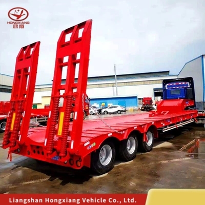 60 Tonnen Gooseneck Drop Deck Semi-Trailer / Low Bed Trailer mit Beratung des Kundenservice