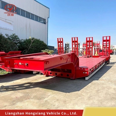 60 Tonnen Gooseneck Drop Deck Semi-Trailer / Low Bed Trailer mit Beratung des Kundenservice