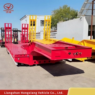 60 Tonnen Gooseneck Drop Deck Semi-Trailer / Low Bed Trailer mit Beratung des Kundenservice