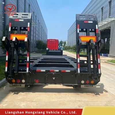 Semi-Trailer mit niedrigem Lager