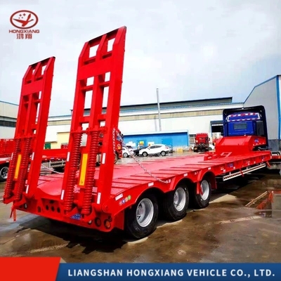 3 Achsen 20FT 40FT 60 Tonnen Tiefbett Semi-Anhänger LKW nicht selbst abwurfend und 2240mm Lauffläche