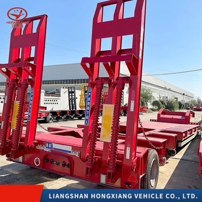 3 Achsen 20FT 40FT 60 Tonnen Tiefbett Semi-Anhänger LKW nicht selbst abwurfend und 2240mm Lauffläche
