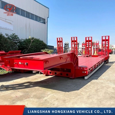 Reifen 12r22.5 3 Achsen 40 Fuß 20 Fuß 40 Fuß Versandcontainer Flachbett Flachbett Halbanhänger