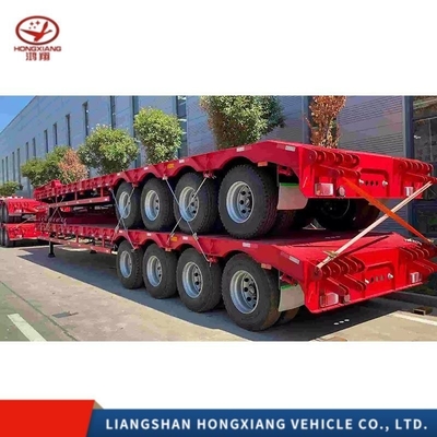 Reifen 12r22.5 3 Achsen 40 Fuß 20 Fuß 40 Fuß Versandcontainer Flachbett Flachbett Halbanhänger