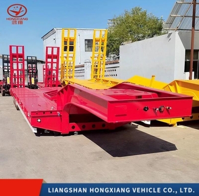 13500X3000X1550 mm Transportanhänger mit niedrigem Ladegerät mit ABS-Anti-Block-Bremssystem