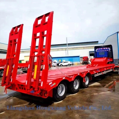 30-100 Tonnen niedrig liegender Semi-Anhänger mit mehreren Achsen und 13500X3000X1550 mm Maße
