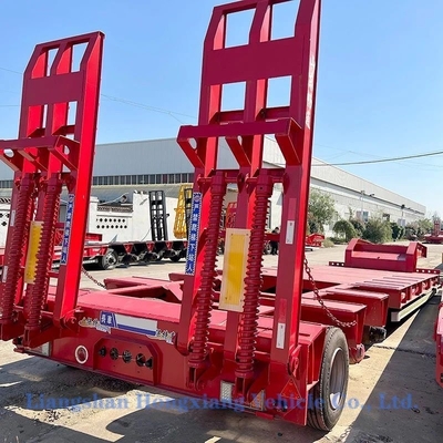 30-100 Tonnen niedrig liegender Semi-Anhänger mit mehreren Achsen und 13500X3000X1550 mm Maße