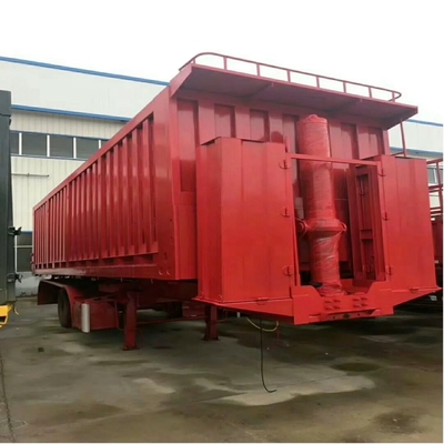 Semi-Trailer mit Stahl-Aufhängungssystem in Rechteckform
