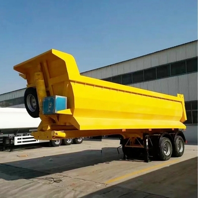 Semi-Trailer mit Stahl-Aufhängungssystem in Rechteckform