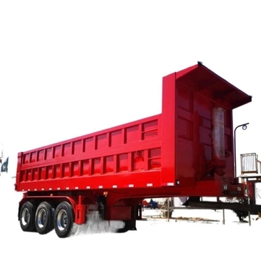 Semi-Trailer mit Stahl-Aufhängungssystem in Rechteckform