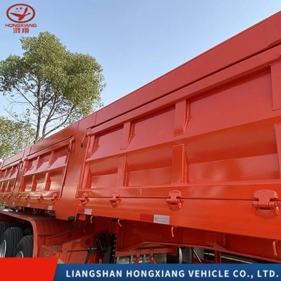 50 Tonnen Semi-Trailer U-Typ-Dump-Trailer für Steine und Sand nach Kundenbedarf
