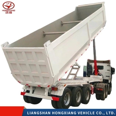 50 Tonnen Semi-Trailer U-Typ-Dump-Trailer für Steine und Sand nach Kundenbedarf
