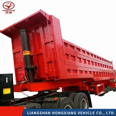 50 Tonnen Semi-Trailer U-Typ-Dump-Trailer für Steine und Sand nach Kundenbedarf