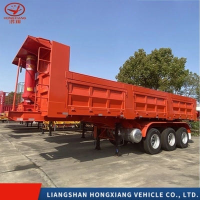50 Tonnen Semi-Trailer U-Typ-Dump-Trailer für Steine und Sand nach Kundenbedarf