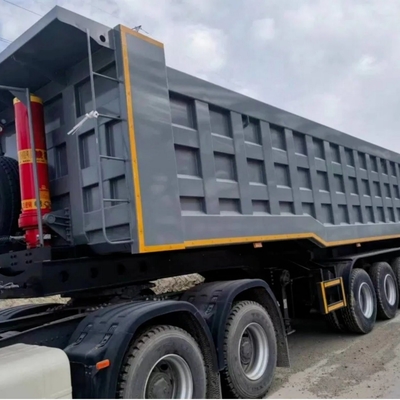 Transport Schwermaschinen 2023 3 Achsen Kipper Semi-Anhänger 60 Tonnen Dump-Anhänger Lkw