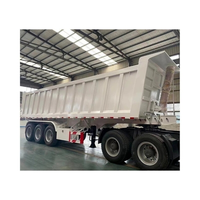 Stahl-Self-Dumping-Anhänger/ 4 Achsen 70 Tonnen schwerer Kipper-Lkw
