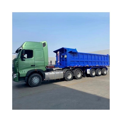 Stahl-Dumpper Rücken-Tipper-Dump-Container Halbanhänger-Tippenanhänger mit 2/3/4/6 Achseln