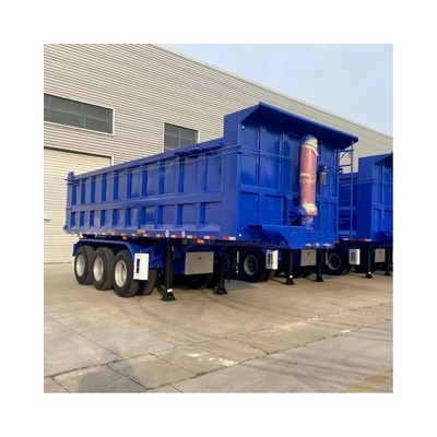 Stahl-Dumpper Rücken-Tipper-Dump-Container Halbanhänger-Tippenanhänger mit 2/3/4/6 Achseln